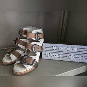 Freebird by Steven Brown and Cream Sandals